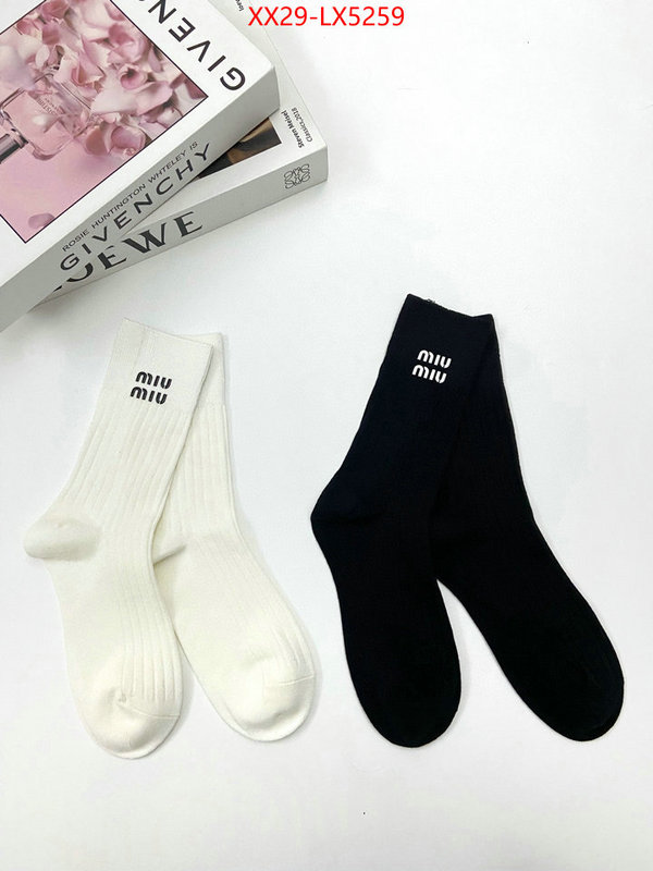 Sock-Miu Miu replica 2024 perfect luxury ID: LX5259 $: 29USD