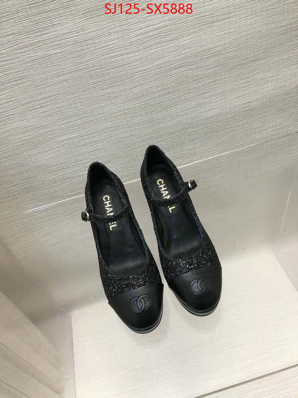 Women Shoes-Chanel aaaaa+ class replica ID: SX5888 $: 125USD