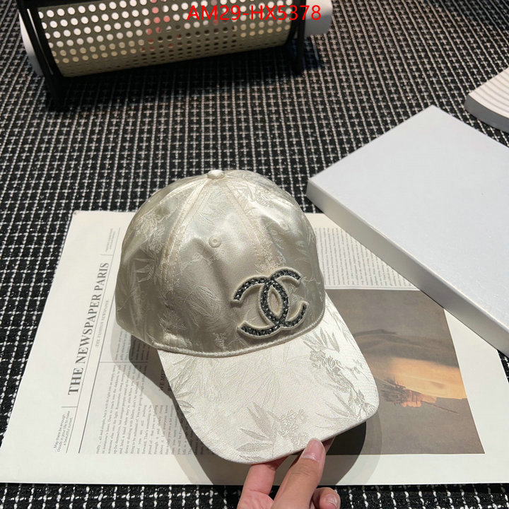 Cap (Hat)-Chanel high quality replica designer ID: HX5378 $: 29USD