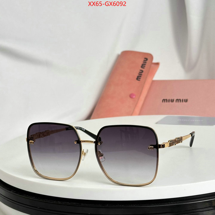 Glasses-Miu Miu can i buy replica ID: GX6092 $: 65USD