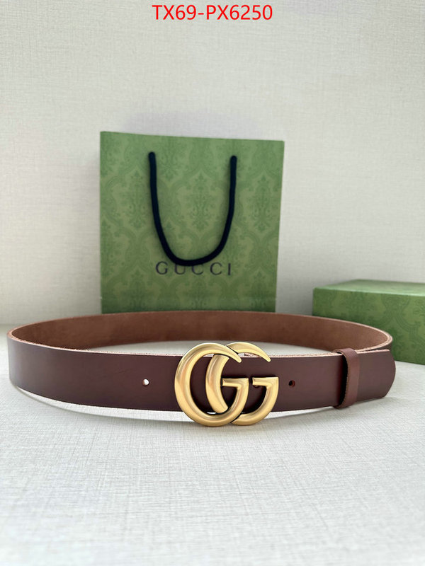 Belts-Gucci top brands like ID: PX6250 $: 69USD