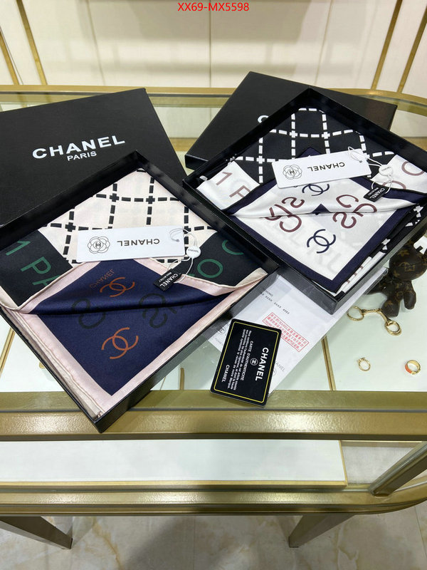 Scarf-Chanel fake high quality ID: MX5598 $: 69USD