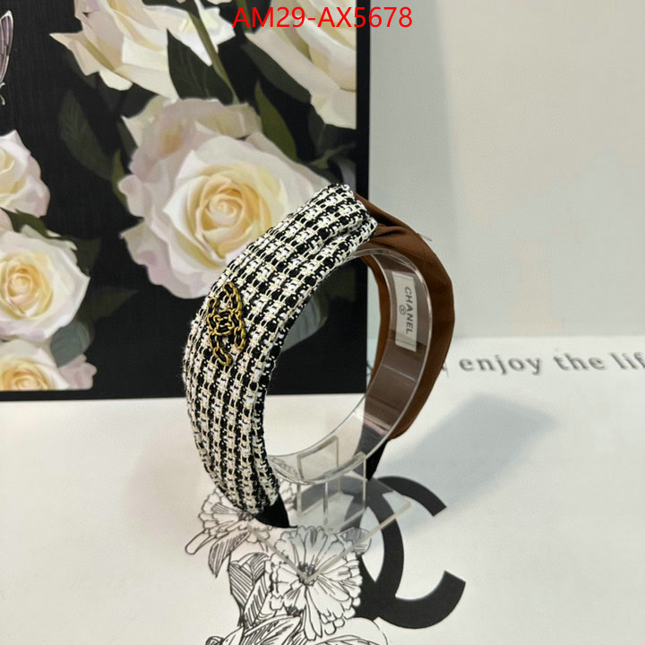 Hair band-Chanel designer fashion replica ID: AX5678 $: 29USD