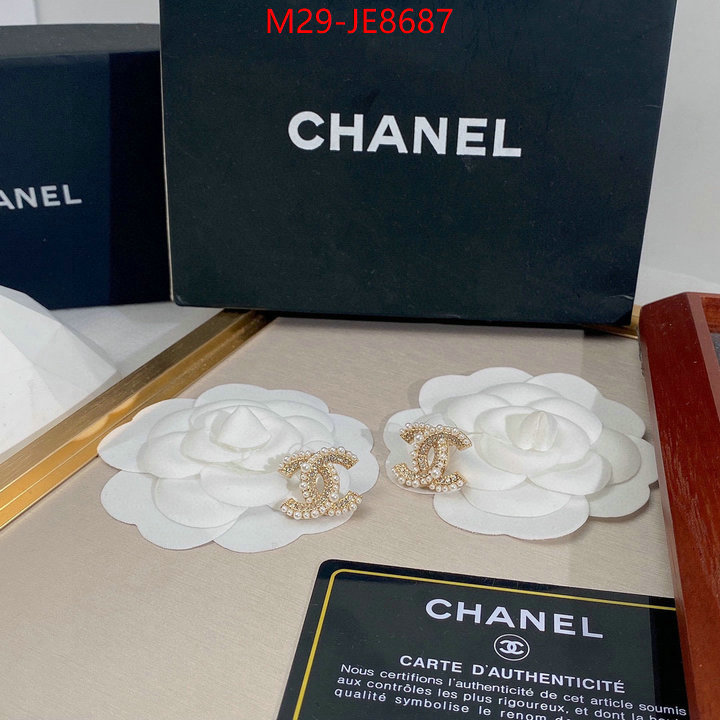 Jewelry-Chanel high quality customize ID: JE8687 $: 29USD