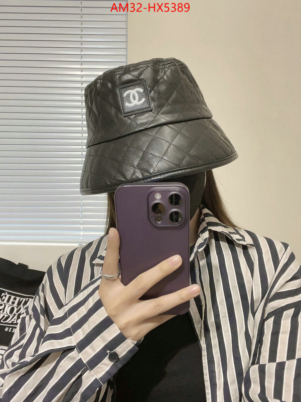 Cap (Hat)-Chanel the highest quality fake ID: HX5389 $: 32USD