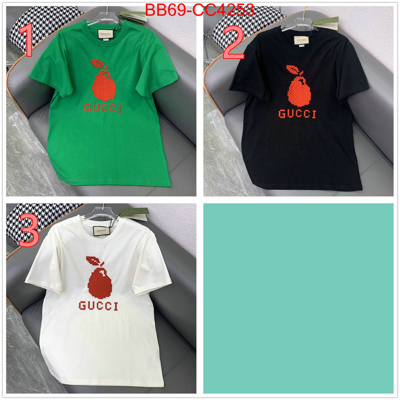 Clothing-Gucci replica aaaaa+ designer ID: CC4253 $: 69USD