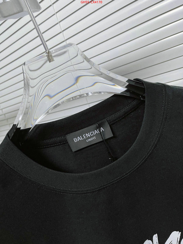 Clothing-Balenciaga designer 1:1 replica ID: CX4170 $: 55USD