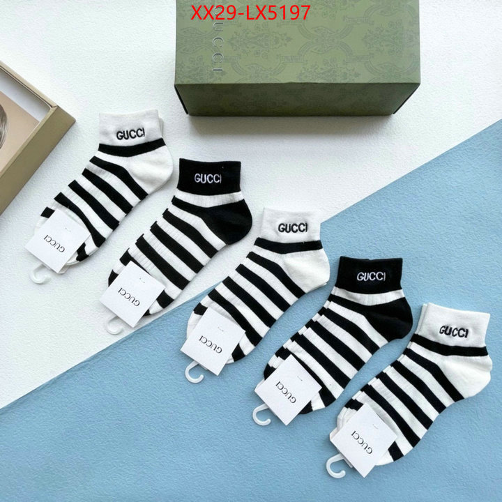 Sock-Gucci best ID: LX5197 $: 29USD