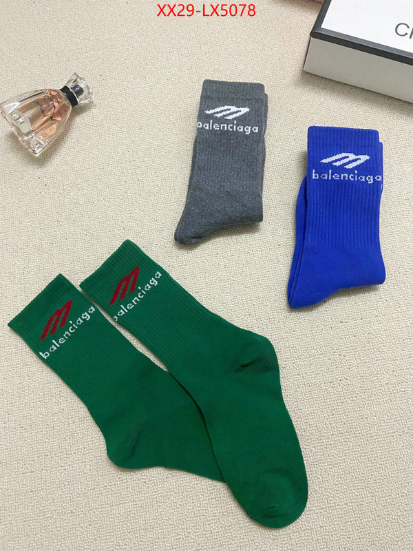 Sock-Balenciaga at cheap price ID: LX5078 $: 29USD