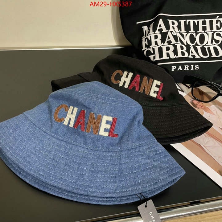 Cap (Hat)-Chanel designer 1:1 replica ID: HX5387 $: 29USD