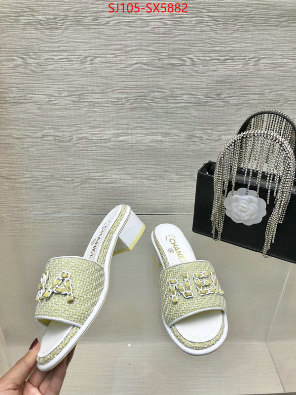 Women Shoes-Chanel customize best quality replica ID: SX5882 $: 105USD