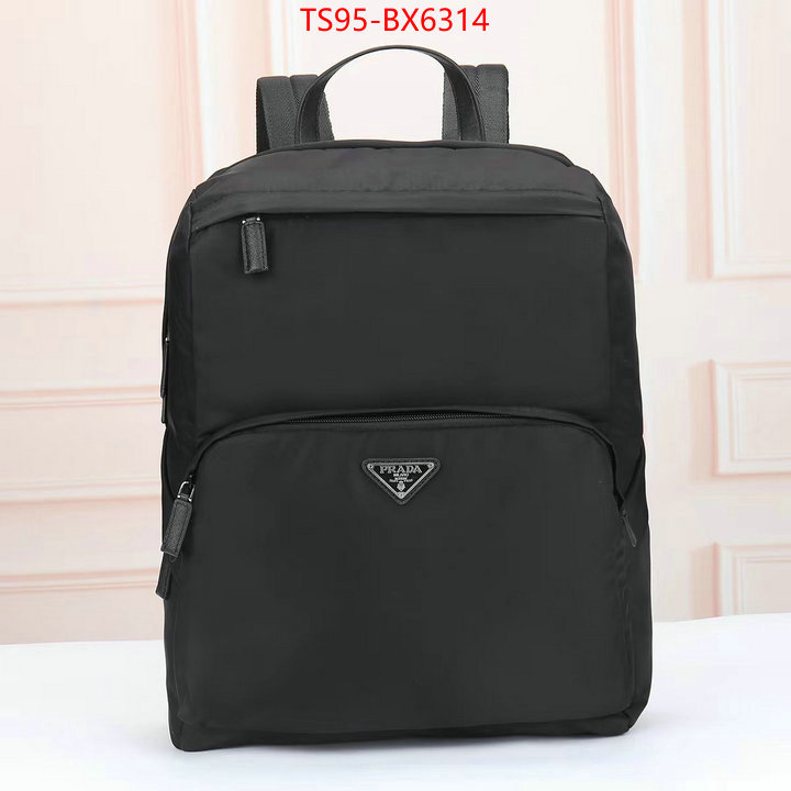 Prada Bags (4A)-Backpack- top grade ID: BX6314 $: 95USD,