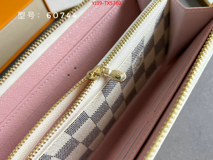 LV Bags(4A)-Wallet shop cheap high quality 1:1 replica ID: TX5760 $: 39USD,