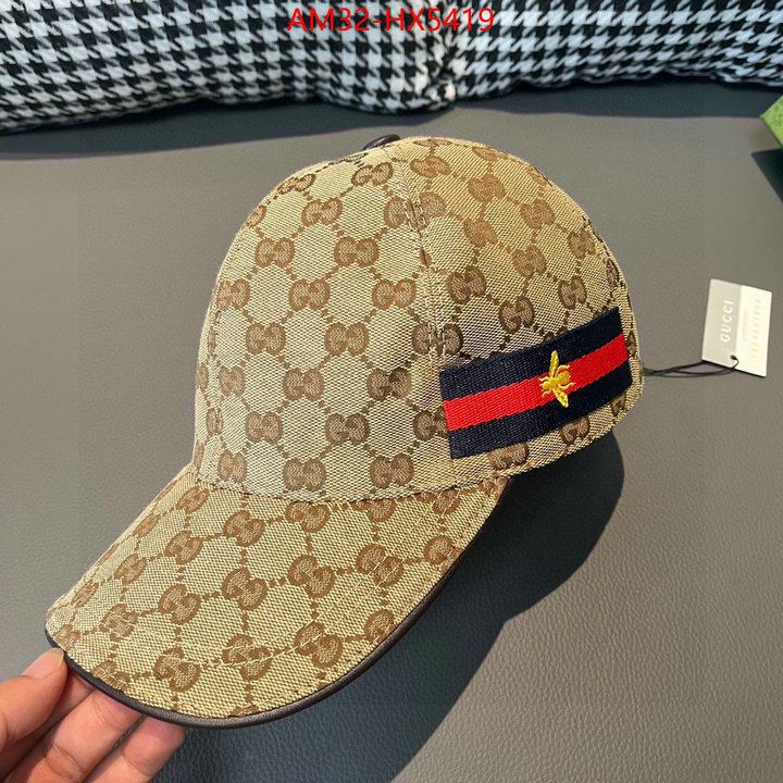 Cap(Hat)-Gucci best wholesale replica ID: HX5419 $: 32USD