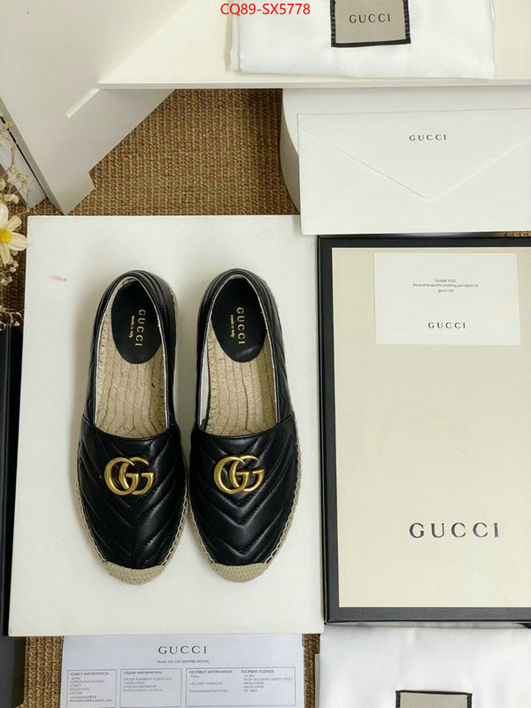 Women Shoes-Gucci cheap online best designer ID: SX5778 $: 89USD