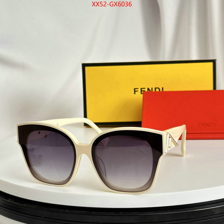 Glasses-Fendi replica 1:1 ID: GX6036 $: 52USD