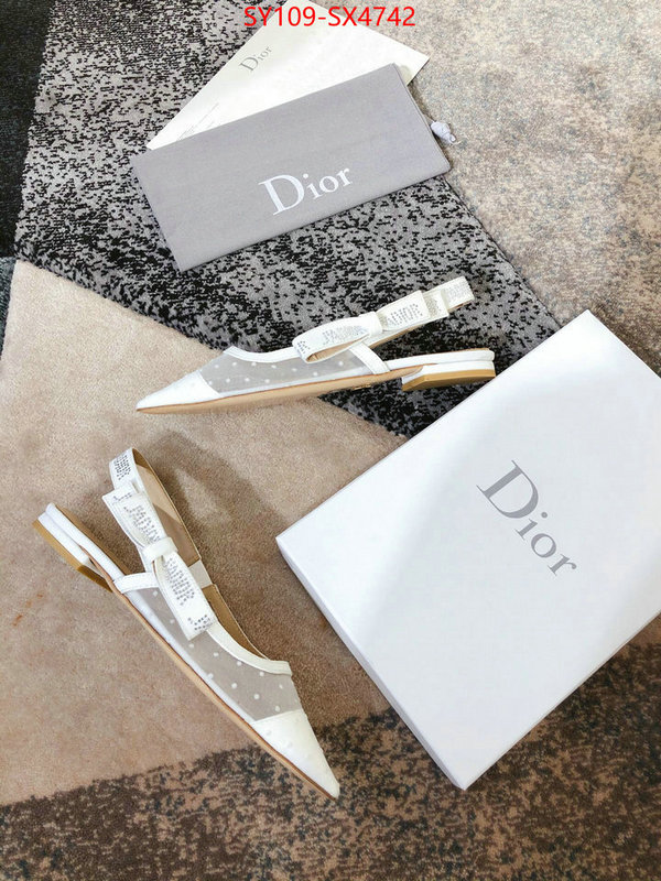 Women Shoes-Dior shop cheap high quality 1:1 replica ID: SX4742 $: 109USD