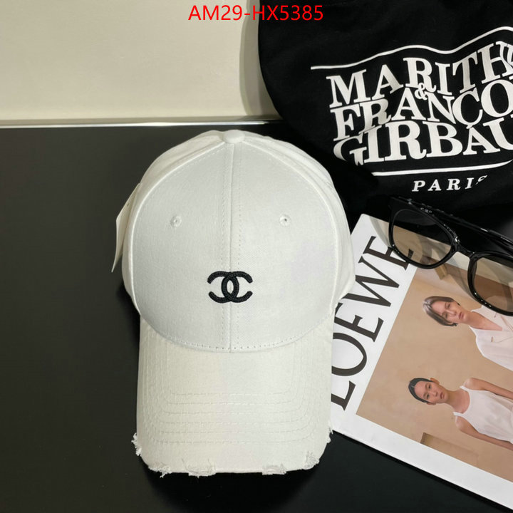 Cap (Hat)-Chanel top quality designer replica ID: HX5385 $: 29USD