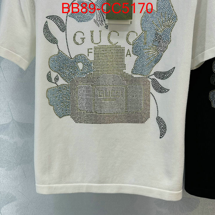 Clothing-Gucci 2024 perfect replica designer ID: CC5170 $: 89USD