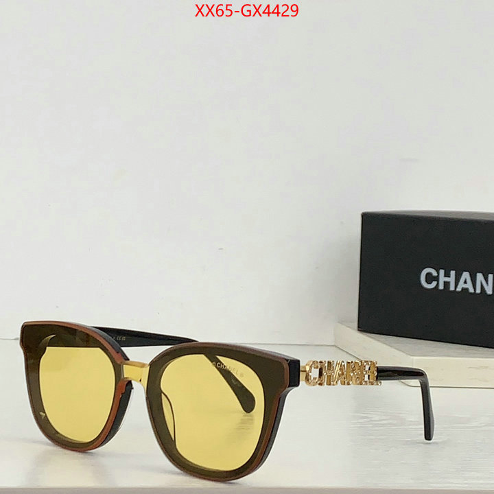 Glasses-Chanel for sale cheap now ID: GX4429 $: 65USD