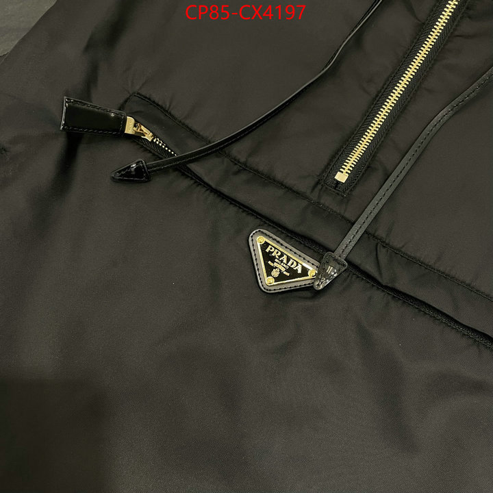 Clothing-Prada replica shop ID: CX4197 $: 85USD