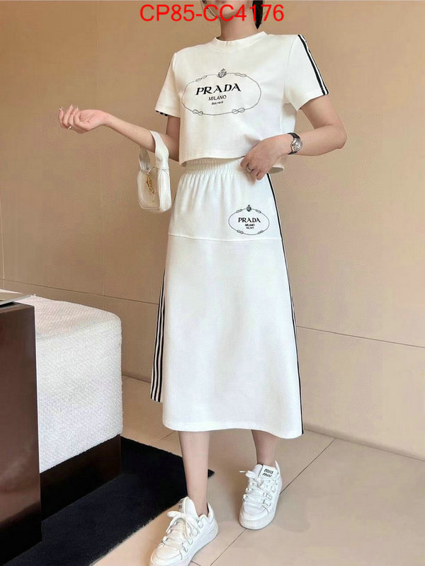 Clothing-Prada replica aaaaa+ designer ID: CC4176 $: 85USD