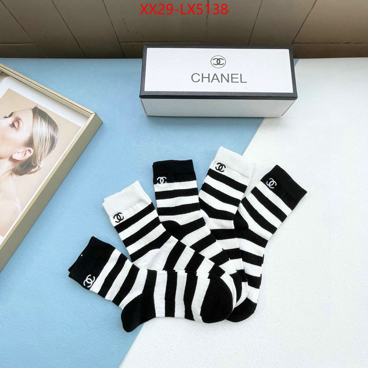 Sock-Chanel store ID: LX5138 $: 29USD