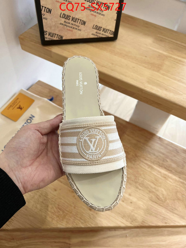 Women Shoes-LV luxury shop ID: SX5727 $: 75USD