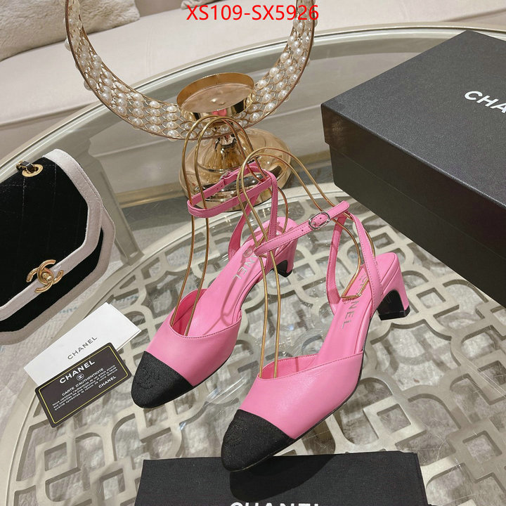 Women Shoes-Chanel luxury shop ID: SX5926 $: 109USD