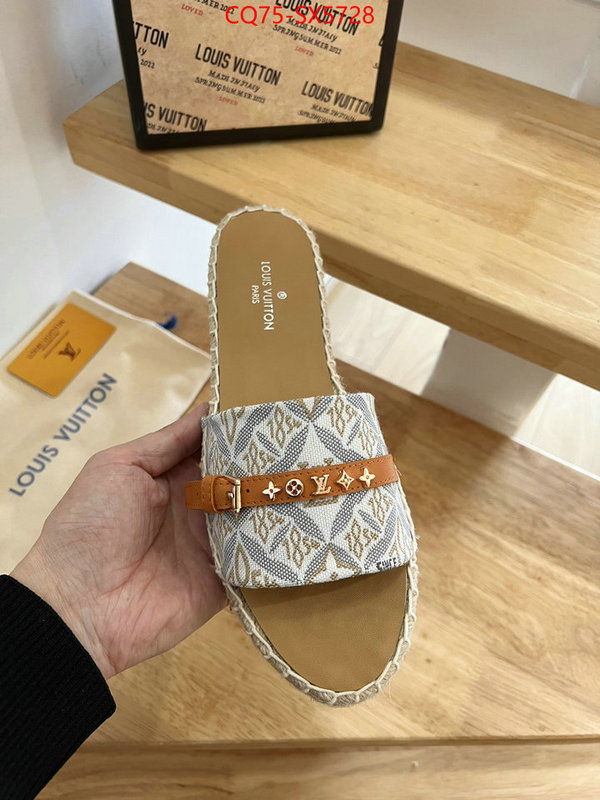 Women Shoes-LV top perfect fake ID: SX5728 $: 75USD