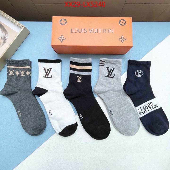 Sock-LV replica shop ID: LX5240 $: 29USD