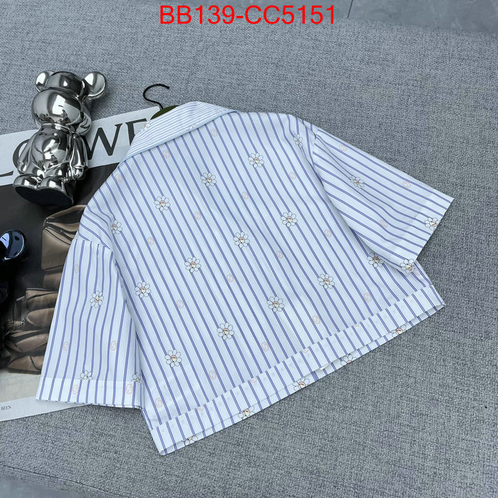 Clothing-Gucci best quality replica ID: CC5151 $: 139USD