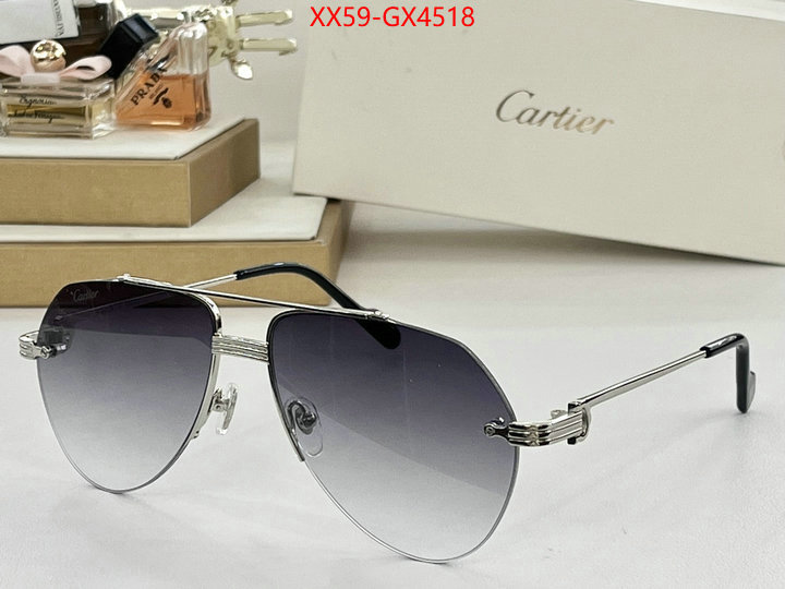 Glasses-Cartier fake aaaaa ID: GX4518 $: 59USD