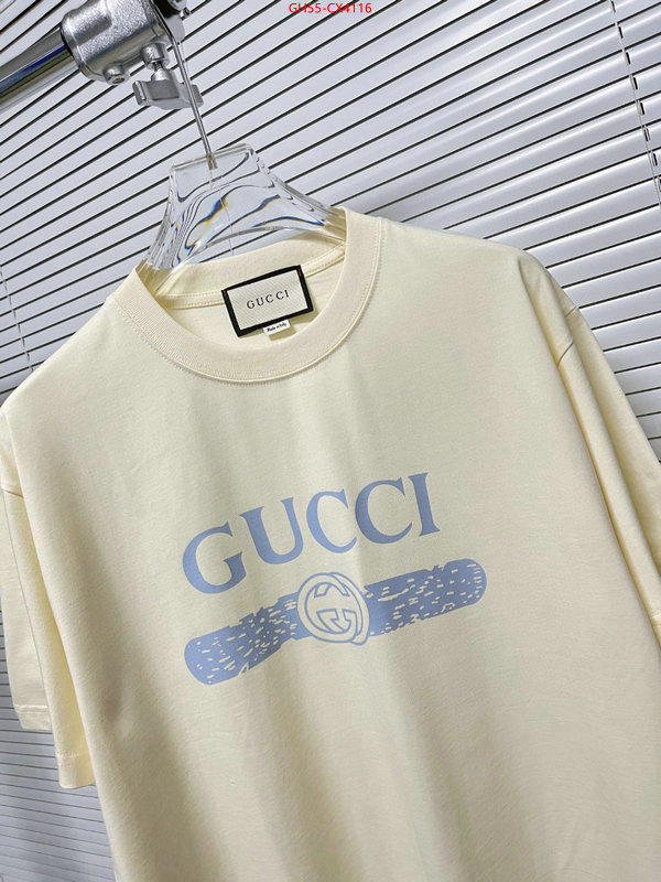 Clothing-Gucci buy high-quality fake ID: CX4116 $: 55USD