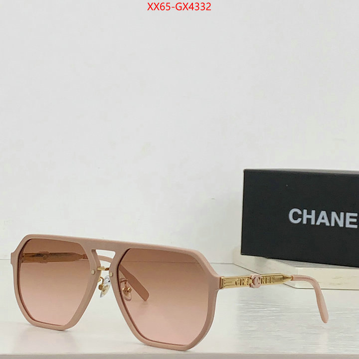 Glasses-Chanel wholesale replica shop ID: GX4332 $: 65USD