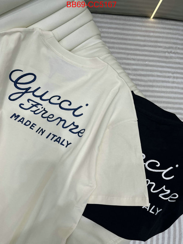 Clothing-Gucci perfect quality ID: CC5167 $: 69USD