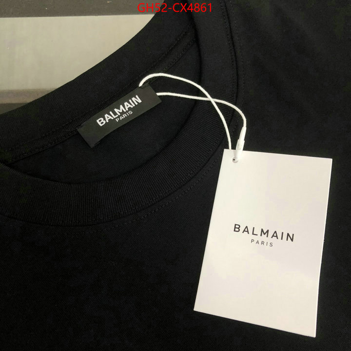 Clothing-Balmain 2024 aaaaa replica 1st copy ID: CX4861 $: 52USD