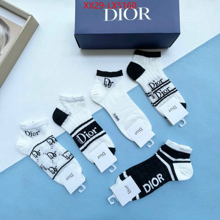 Sock-Dior high quality designer replica ID: LX5160 $: 29USD