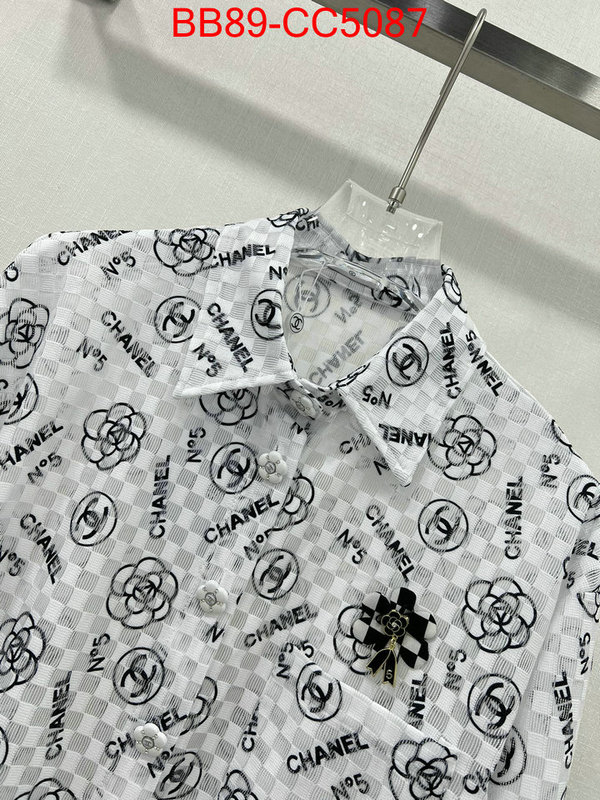 Clothing-Chanel best website for replica ID: CC5087 $: 89USD
