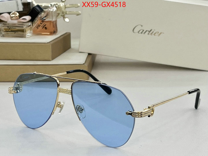 Glasses-Cartier fake aaaaa ID: GX4518 $: 59USD