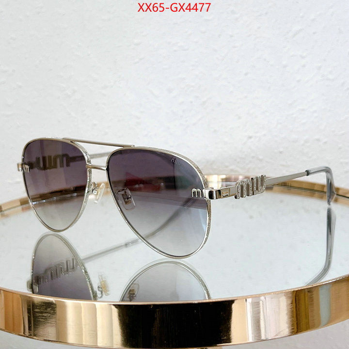 Glasses-Miu Miu what 1:1 replica ID: GX4477 $: 65USD