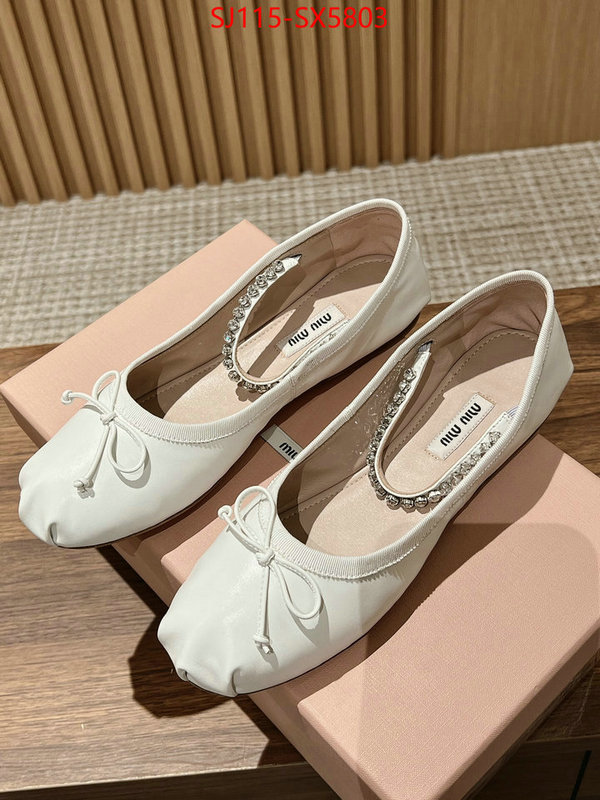 Women Shoes-Miu Miu 2024 aaaaa replica 1st copy ID: SX5803 $: 115USD