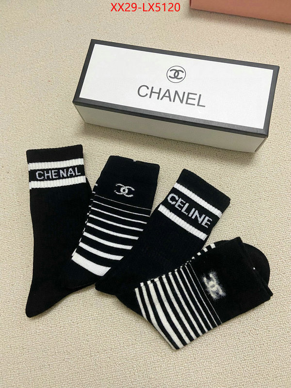 Sock-Chanel how to find replica shop ID: LX5120 $: 29USD