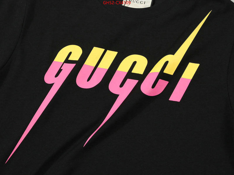 Clothing-Gucci best replica new style ID: CX4109 $: 52USD