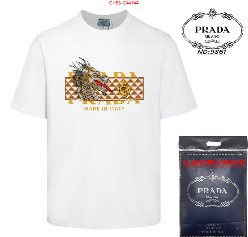 Clothing-Prada wholesale 2024 replica ID: CX4144 $: 55USD