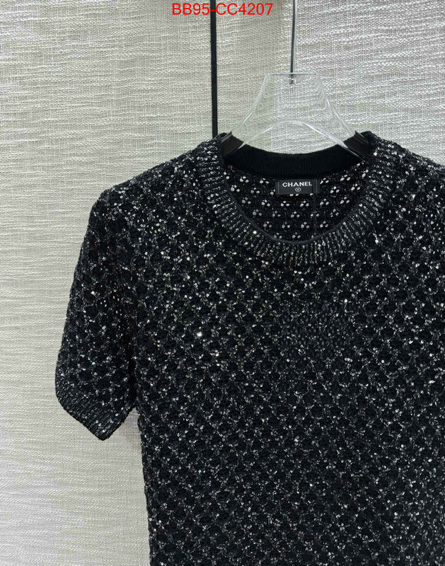 Clothing-Chanel what is aaaaa quality ID: CC4207 $: 95USD