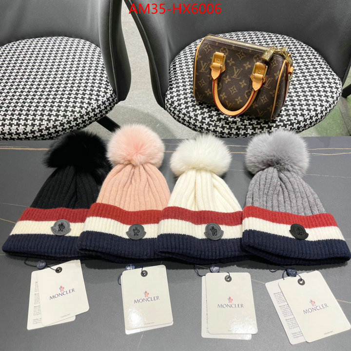 Cap(Hat)-Moncler the highest quality fake ID: HX6006 $: 35USD