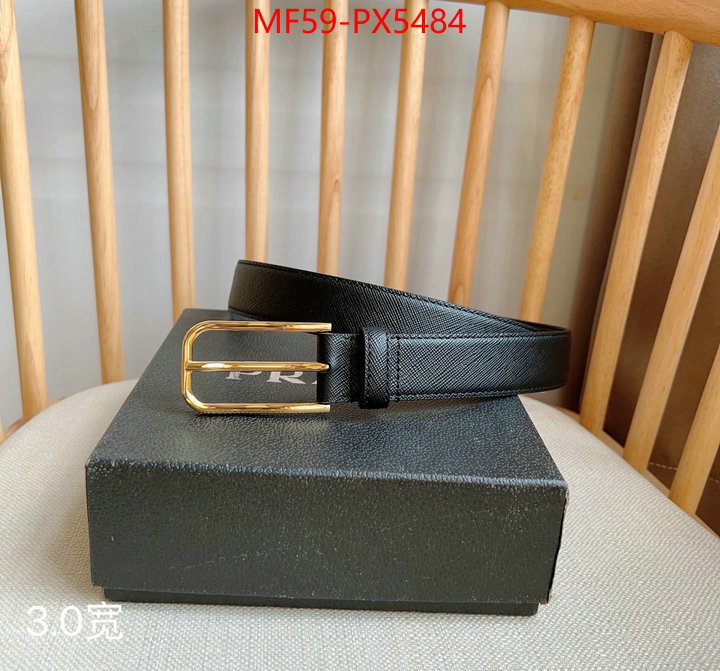 Belts-Prada buy luxury 2024 ID: PX5484 $: 59USD