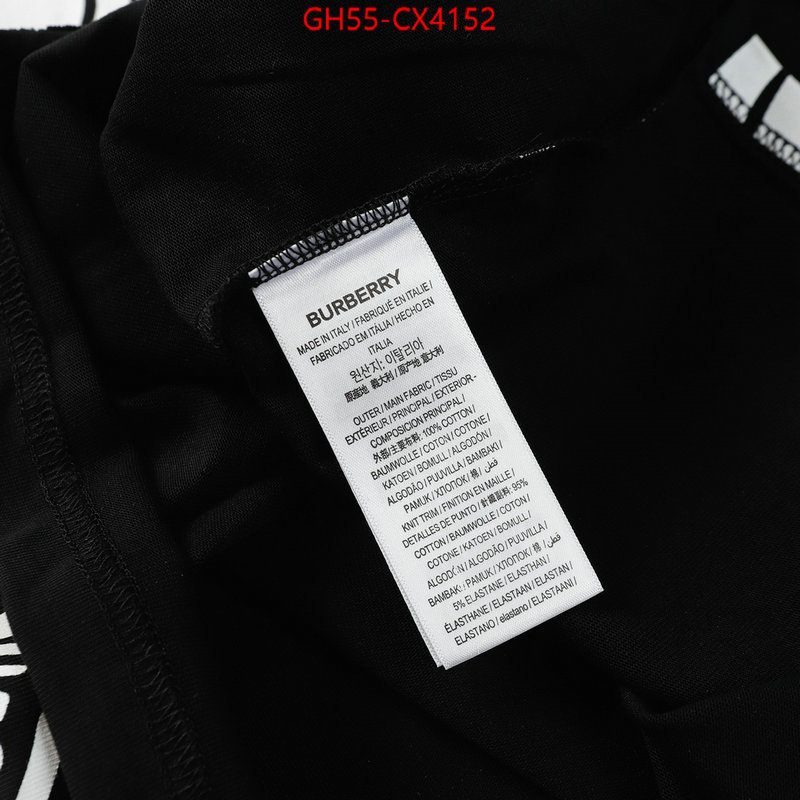 Clothing-Burberry wholesale 2024 replica ID: CX4152 $: 55USD