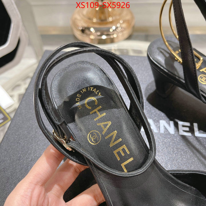 Women Shoes-Chanel luxury shop ID: SX5926 $: 109USD